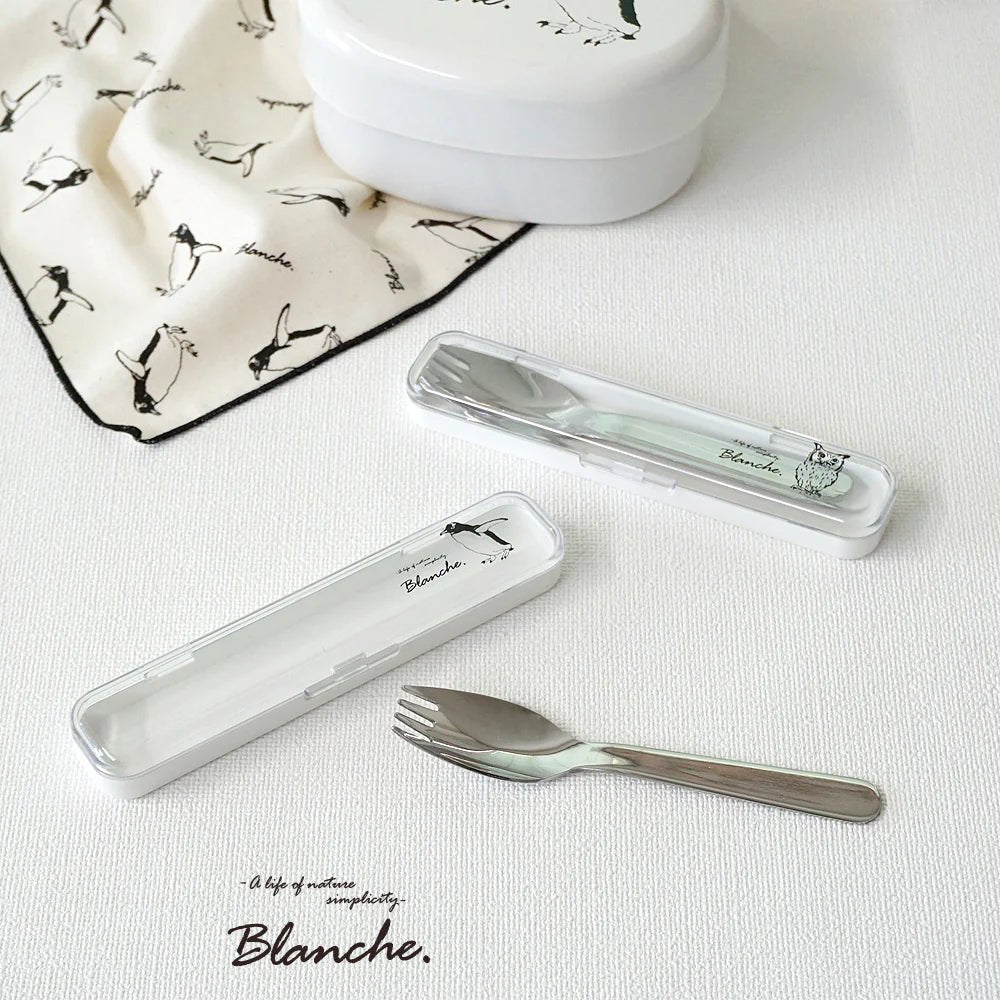 Blanche. 先割れスプーン & ケース セット