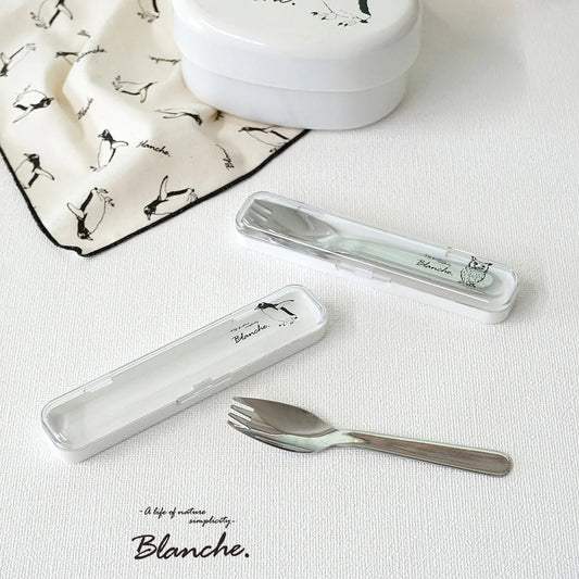 Blanche. 先割れスプーン & ケース セット
