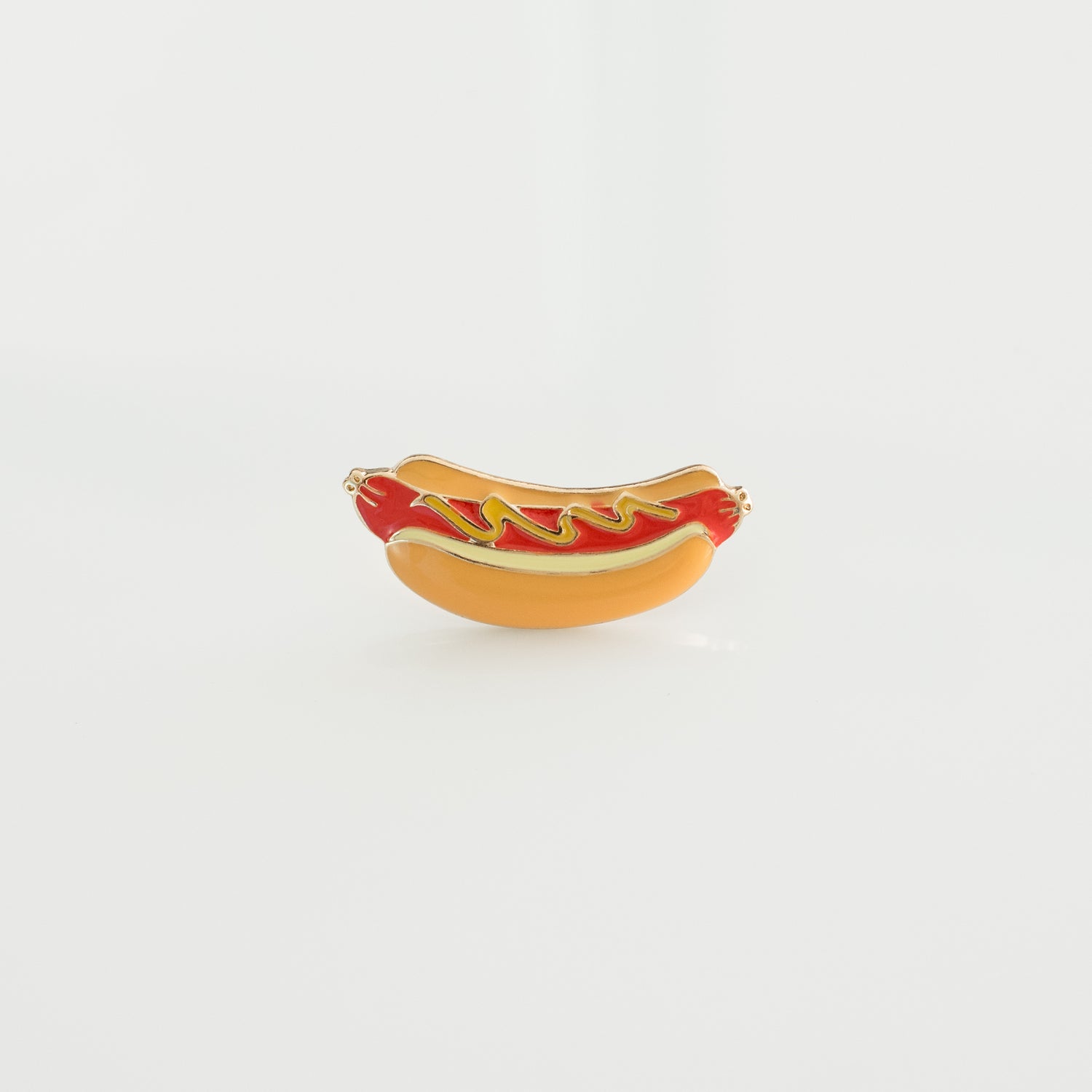 Hotdog Hard Enamel Lapel Pin